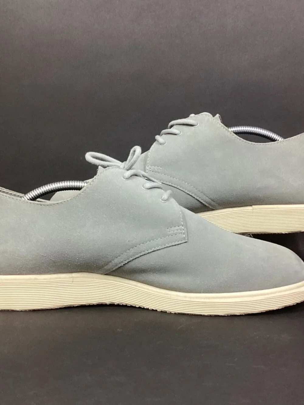 Dr Martens AirWair Torriano -Men's 13 -Gray Leather -SoftWair Dress Shoes- AW004